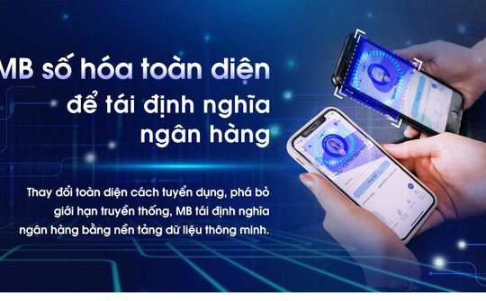 MB số hóa toàn diện để tái định nghĩa ngân hàng