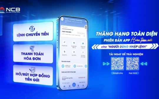 NCB nâng cấp ngân hàng số iziMobiz