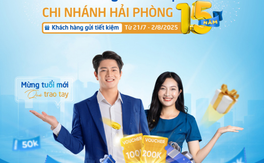 BAOVIET Bank Hải Phòng tặng quà khách gửi tiết kiệm