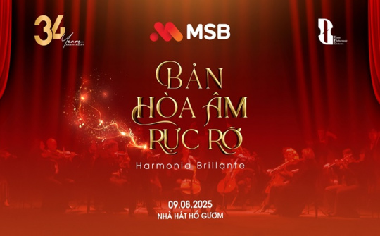 MSB kỷ niệm 34 năm, đồng hành đêm nhạc “A Night of Hoàng Vân”