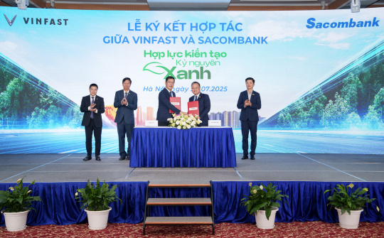 Sở hữu xe điện VinFast dễ dàng với gói vay ưu đãi từ Sacombank