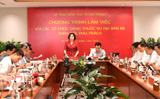 UBKT Trung ương làm việc với một số tổ chức đảng ngành Ngân hàng về công tác kiểm tra, giám sát