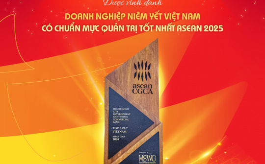 HDBank lọt Top 5 quản trị chuẩn mực ASEAN 2025