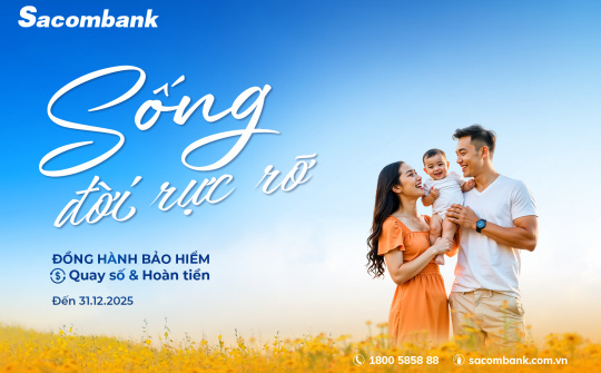 Sacombank triển khai ưu đãi bảo hiểm gần 5 tỷ đồng tri ân khách hàng