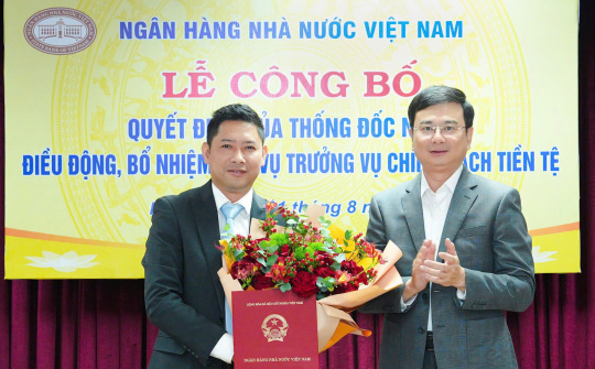 Ngân hàng Nhà nước Việt Nam bổ nhiệm Phó Vụ trưởng Vụ Chính sách tiền tệ