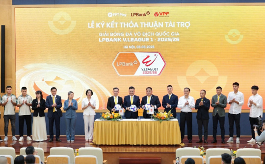 LPBank tiếp tục đồng hành V.League 1-2025/26 với nhiều đổi mới