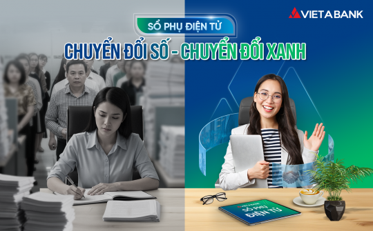 VietABank ra mắt sổ phụ điện tử, đột phá chuyển đổi số doanh nghiệp