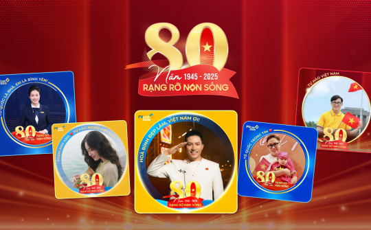 PVcomBank lan tỏa tự hào dân tộc cùng "80 năm - Rạng rỡ non sông"