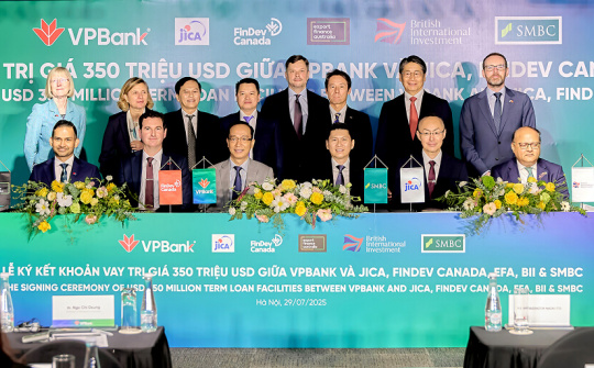 VPBank nhận khoản vay 350 triệu USD thúc đẩy phát triển bền vững