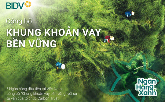 BIDV giữ vững Top 20 cổ phiếu phát triển bền vững Việt Nam