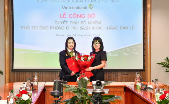 Vietcombank bổ nhiệm Phó Trưởng phòng Chính sách khách hàng bán lẻ