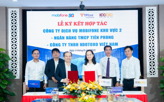 TPBank, MobiFone và Kootoro bắt tay thiết lập liên minh số đa ngành