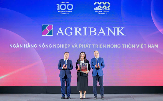 Agribank lọt Top 20 doanh nghiệp nộp ngân sách lớn nhất Việt Nam 2025