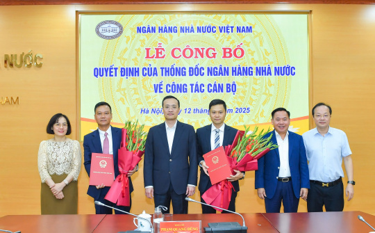 Công bố Quyết định bổ nhiệm 2 Phó Chánh Thanh tra Ngân hàng Nhà nước