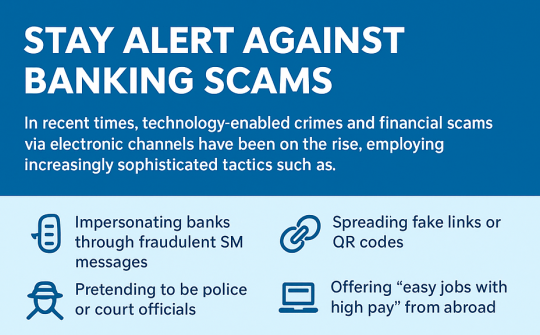 Public Advisory: Stay alert against financial scams