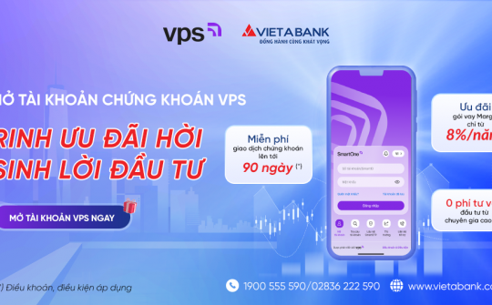 VietABank hợp tác VPS triển khai mở tài khoản chứng khoán trực tuyến