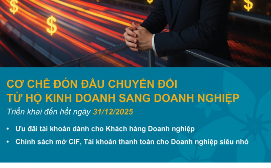 Bac A Bank hỗ trợ hộ kinh doanh chuyển đổi thành doanh nghiệp