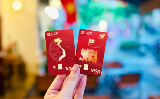 Thẻ Visa của NCB phiên bản giới hạn mang tên 'Tự hào'