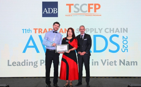 TPBank được ADB vinh danh với hai giải thưởng lớn trong lĩnh vực tài trợ thương mại