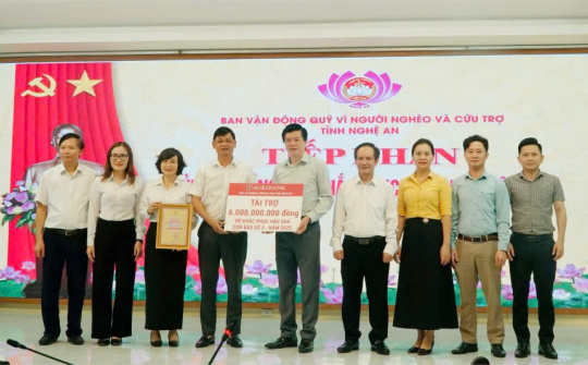 Agribank chung tay khắc phục hậu quả bão số 5 (Kajiki)
