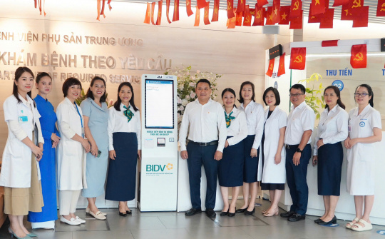 BIDV cùng Bệnh viện Phụ sản Trung ương thúc đẩy chuyển đổi số y tế