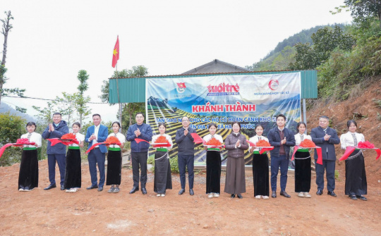 Co-opBank chung tay xóa nhà tạm tại Lào Cai, mang Tết ấm đến vùng cao