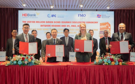 HDBank phát hành thành công 100 triệu USD trái phiếu xanh quốc tế