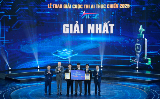 Trao giải thưởng cuộc thi “AI thực chiến” 2025: Khẳng định tinh thần "Make in Vietnam"
