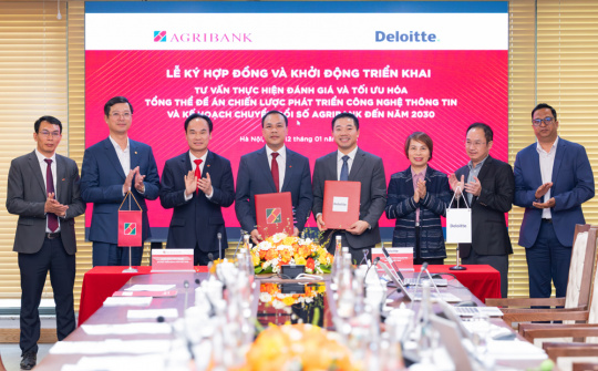 Agribank hợp tác Deloitte tối ưu công nghệ và chuyển đổi số đến 2030
