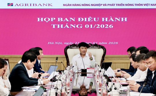 Agribank triển khai Nghị quyết 01, giao kế hoạch kinh doanh năm 2026