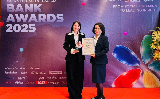 BIDV là Ngân hàng có sự kiện Văn hóa và Giải trí ấn tượng nhất 2025