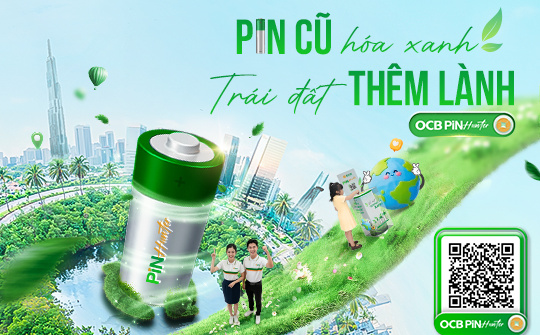 OCB PIN HUNTER tiếp nối hành trình “Pin cũ hóa xanh”