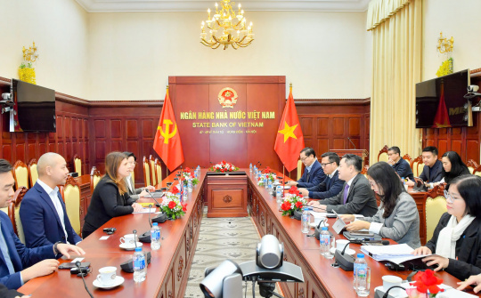 Phó Thống đốc Nguyễn Ngọc Cảnh tiếp Tổng Lãnh sự Vương quốc Anh