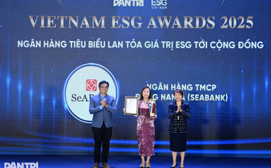 SeABank ghi dấu ấn trách nhiệm xã hội tại Vietnam ESG Awards và Tin Dùng Việt Nam 2025