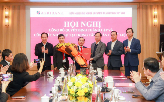 Agribank thành lập Trung tâm Quản lý Dữ liệu, tạo nền tảng quản trị dữ liệu phục vụ chuyển đổi số toàn diện