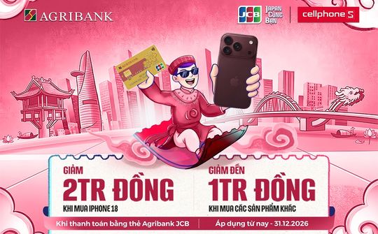 Agribank triển khai loạt ưu đãi cho chủ thẻ JCB dịp cuối năm