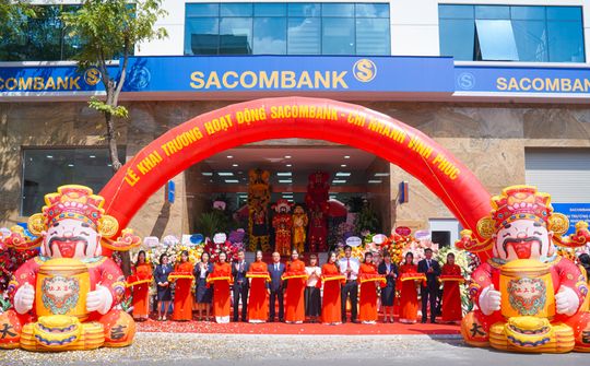 SACOMBANK khai trương Chi nhánh Vĩnh Phúc