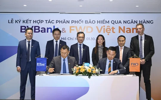 BVBank và FWD Việt Nam ký kết hợp tác phân phối bảo hiểm qua ngân hàng