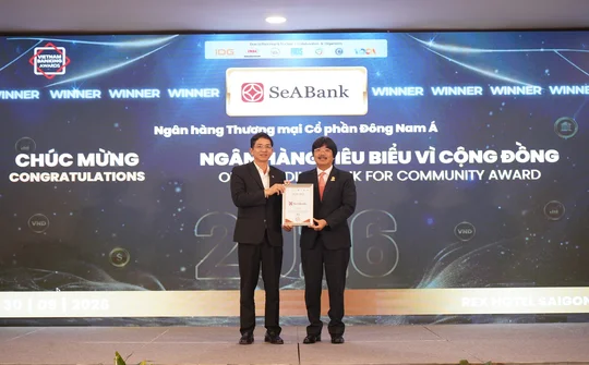 SeABank được vinh danh ở hai giải thưởng về cộng đồng và phát triển bền vững
