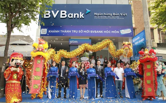 BVBank khánh thành trụ sở mới của BVBank Hóc Môn