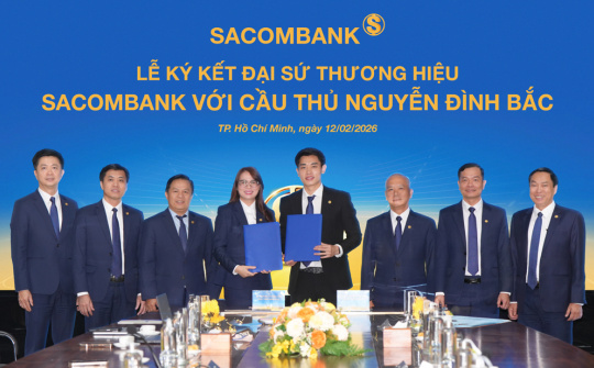 Nguyễn Đình Bắc trở thành Đại sứ thương hiệu Sacombank