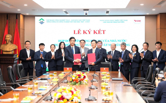 VDB Thái Nguyên tài trợ tín dụng dự án Mỏ Núi Hồng tại Thái Nguyên