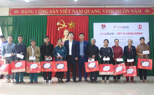 Co-opBank lan tỏa yêu thương dịp Tết Bính Ngọ 2026