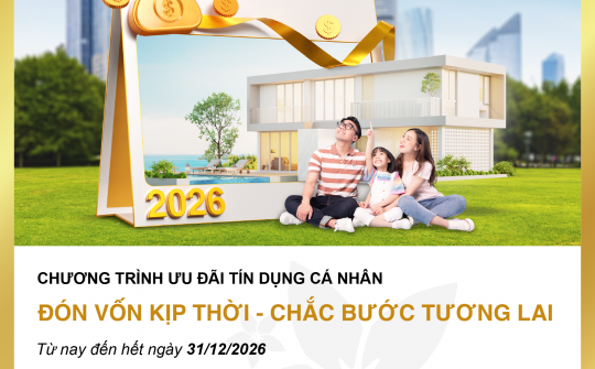 Bac A Bank triển khai gói vay linh hoạt cho tín dụng cá nhân năm 2026