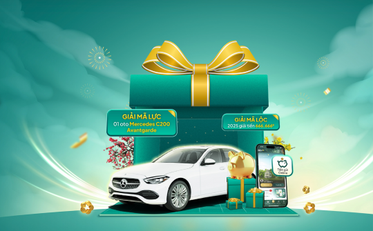 Gửi tiết kiệm BIDV, cơ hội trúng ô tô Mercedes trị giá 1,59 tỷ đồng