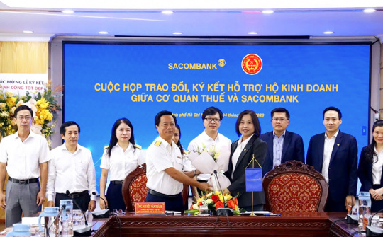 Sacombank hỗ trợ hộ kinh doanh chuyển đổi số và hóa đơn điện tử