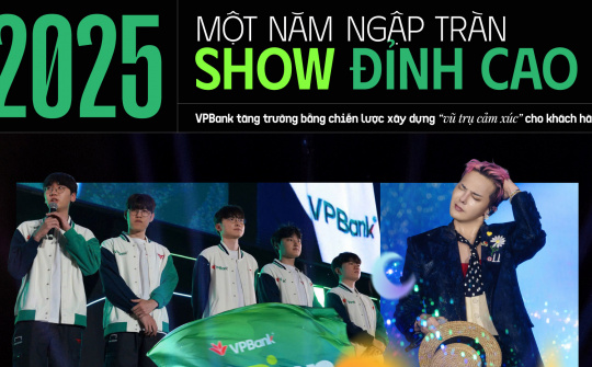2025 - Một năm ngập tràn show đỉnh cao: VPBank tăng trưởng bằng chiến lược xây dựng "vũ trụ cảm xúc" cho khách hàng