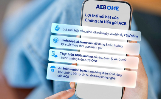 Chỉ 10 ngày nghỉ Tết – tiền vẫn sinh lời cao, lãi vay vẫn giảm: Hộ kinh doanh lời kép với ACB