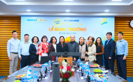 BAOVIET Bank tìm ra 81 khách hàng trúng thưởng “Vui sinh nhật - Nhận quà sang”