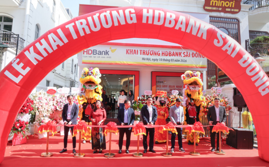 HDBank Sài Đồng khai trương trụ sở mới tại Hà Nội